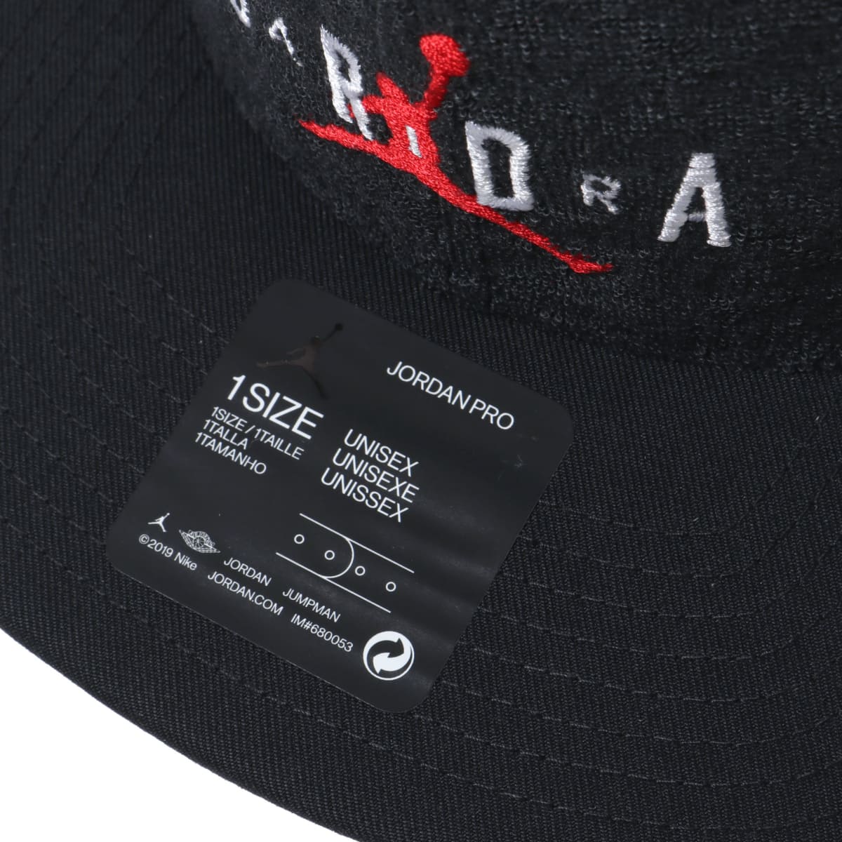 JORDAN BRAND JORDAN PRO CAP SPORT DNA TERRY BLACK/BLACK/BLACK