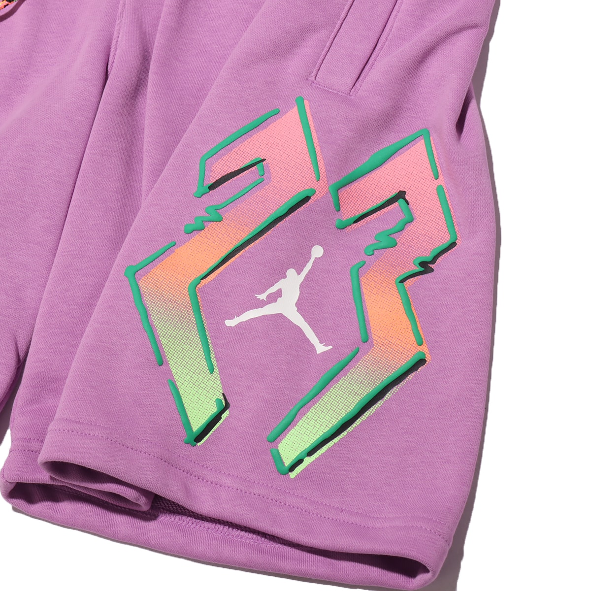 JORDAN BRAND AS M J SPRT DNA HBR FLC SHORT VIOLET SHOCK 21SU-Iの画像