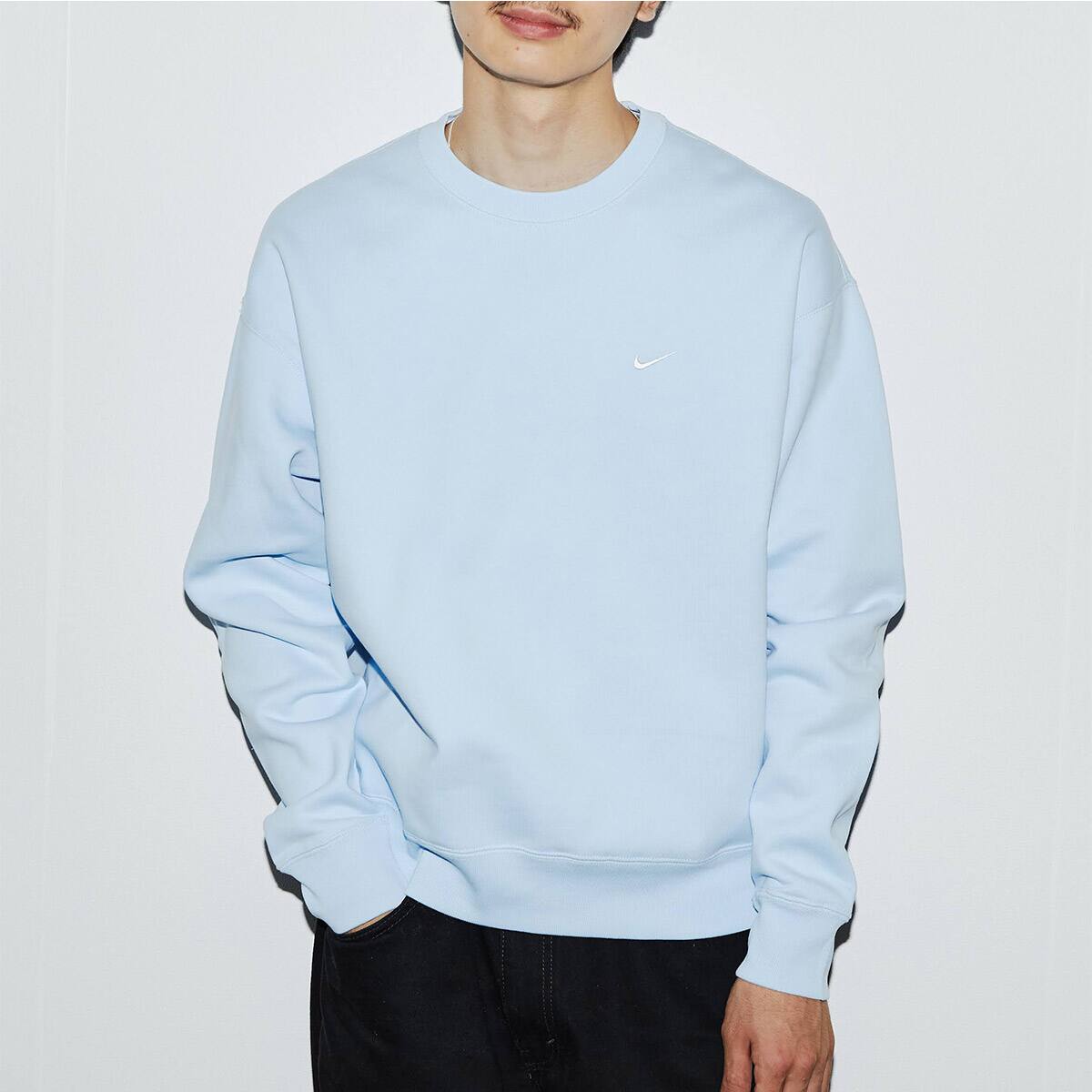NIKE AS M NK SOLO SWSH HW BB CREW CELESTINE BLUE/WHITE 22HO-Sの画像