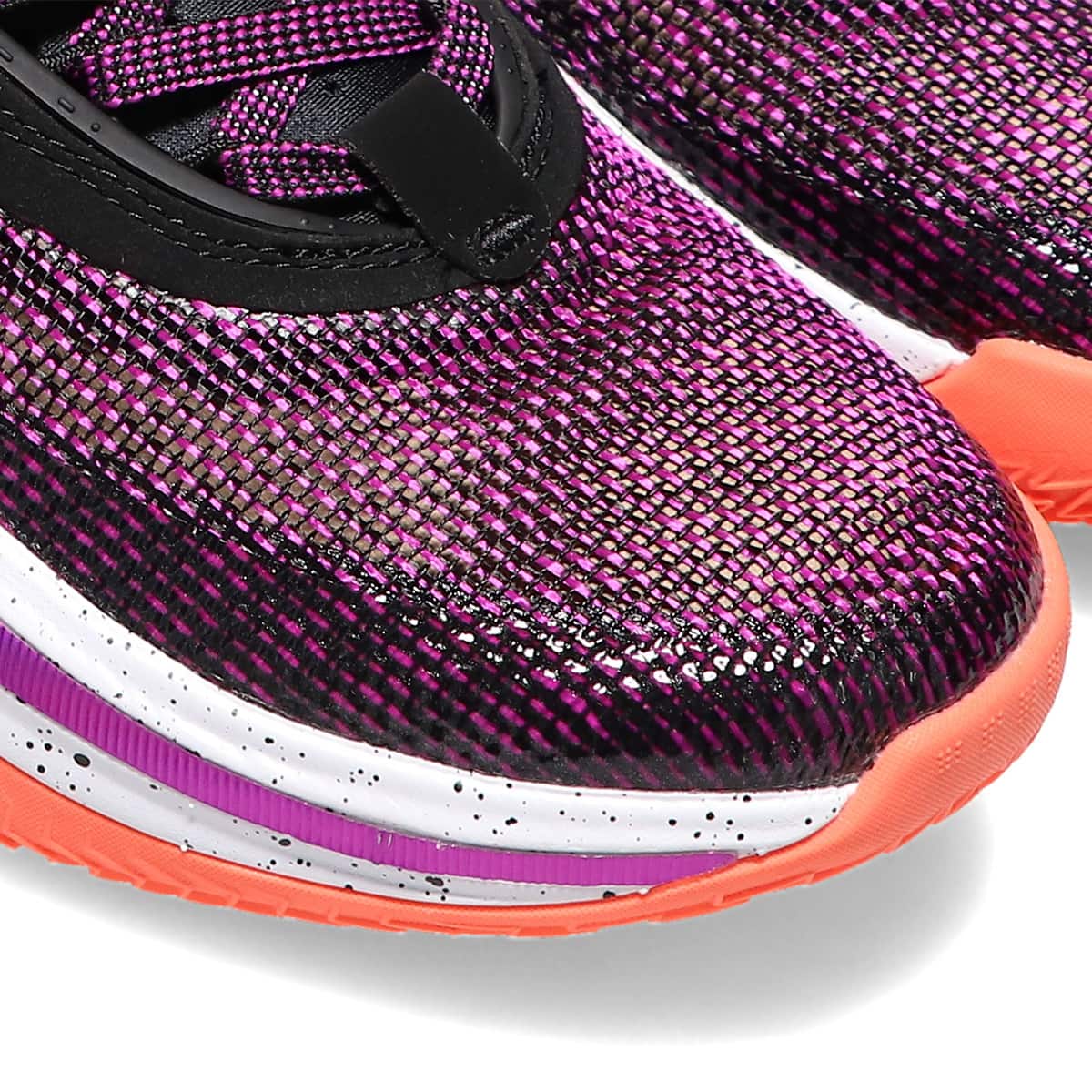 JORDAN BRAND AIR JORDAN XXXVI PF BLACK/HYPER VIOLET-WHITE-BRIGHT MANGO 21FA-Iの画像