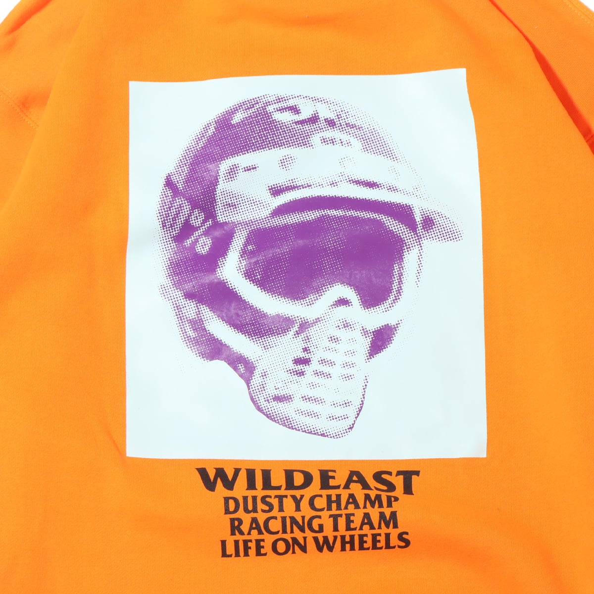 Dusty Champ HELMET HOODED SWEATSHIRT ORANGE 22SP-Iの画像