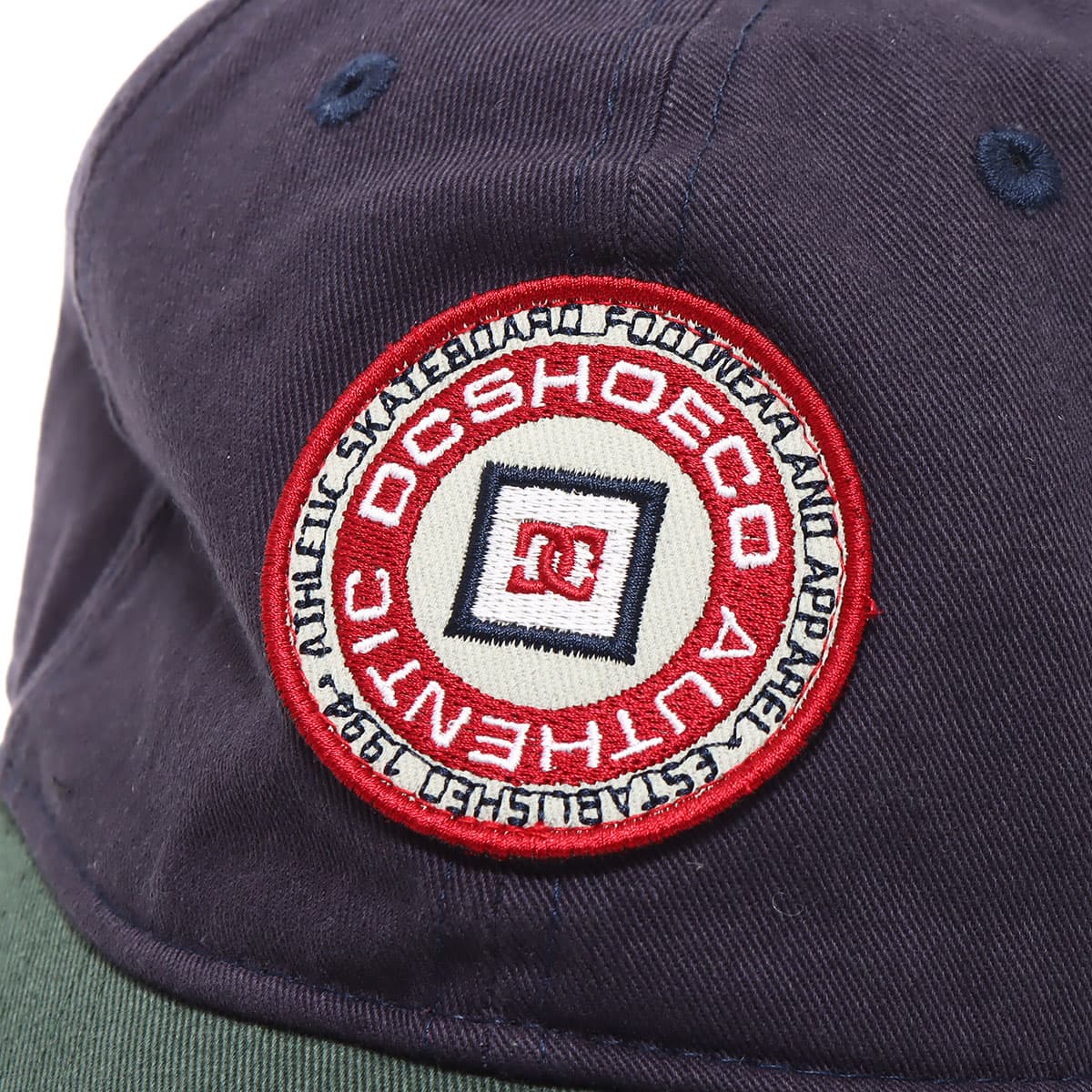 DC SHOES 23 CIRCLE PATCH STRAPBACK NAVY 23SS-Iの画像