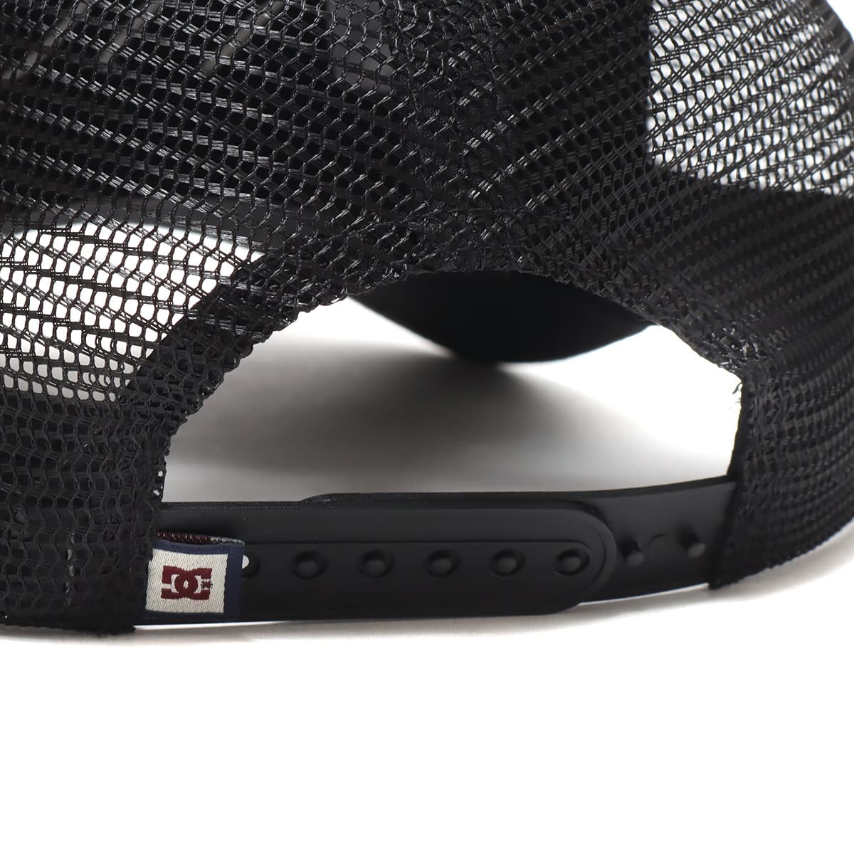 DC SHOES 23 DOUBLEUP MESH SNAPBACK BLACK x WHITE 23SS-Iの画像