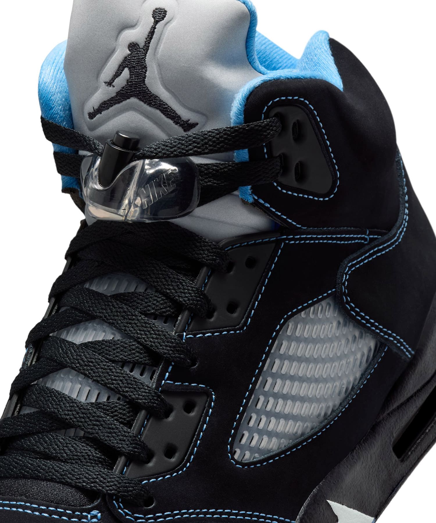 JORDAN BRAND AIR JORDAN 5 BLACK/UNIVERSITY BLUE-WHITEの画像