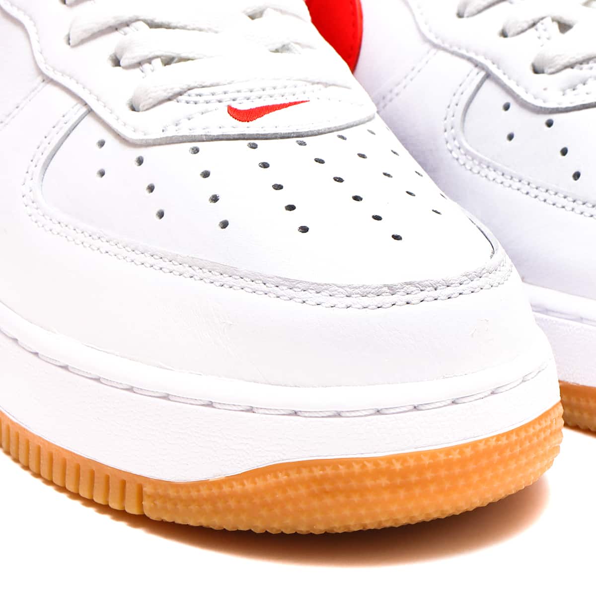 NIKE AIR FORCE 1 LOW RETRO WHITE/UNIVERSITY RED-GUM YELLOW 22SP-I