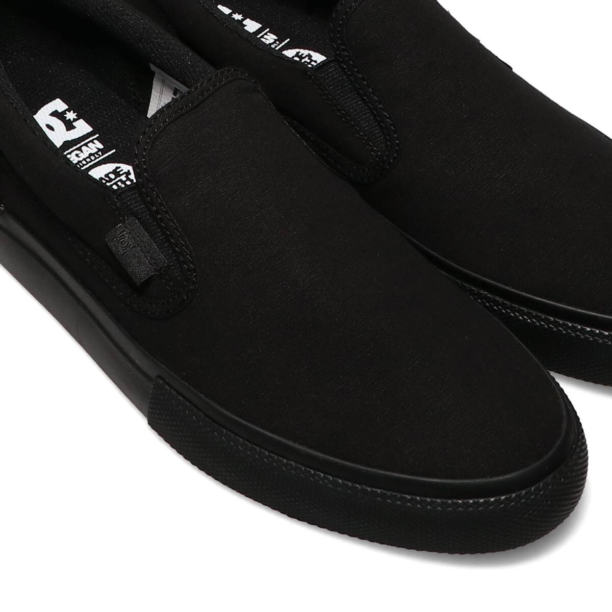 DC SHOES MANUAL SLIP-ON BLACK/BLACK 21FW-Iの画像