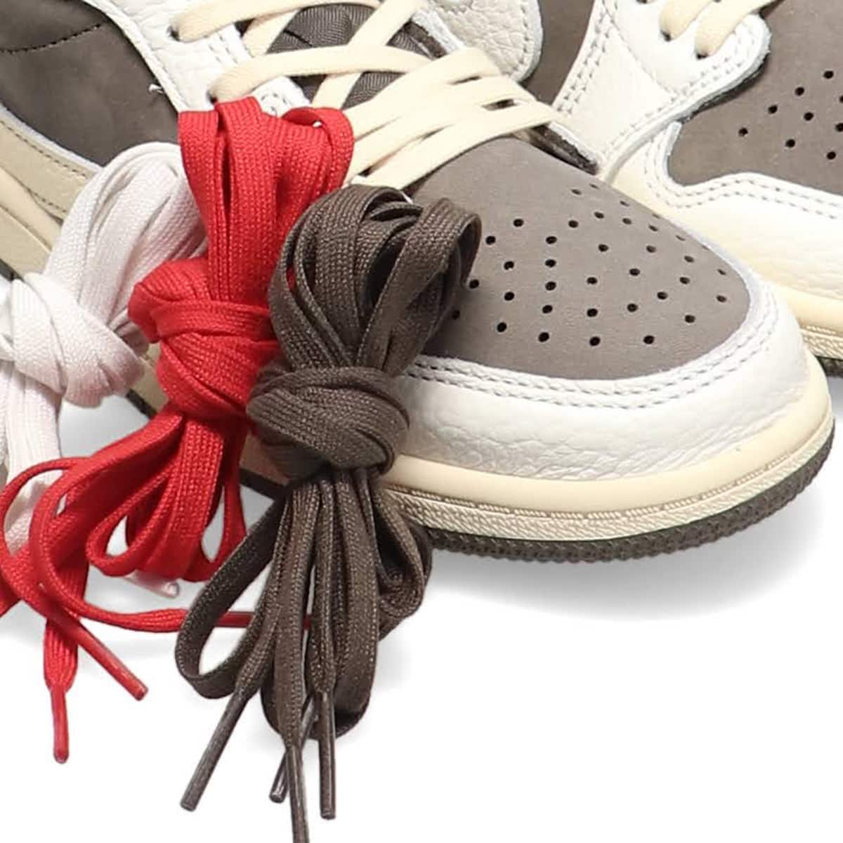 JORDAN BRAND JORDAN 1 LOW OG SP (PS) SAIL/UNIVERSITY RED-RIDGEROCK-MUSLIN 22FA-Sの画像