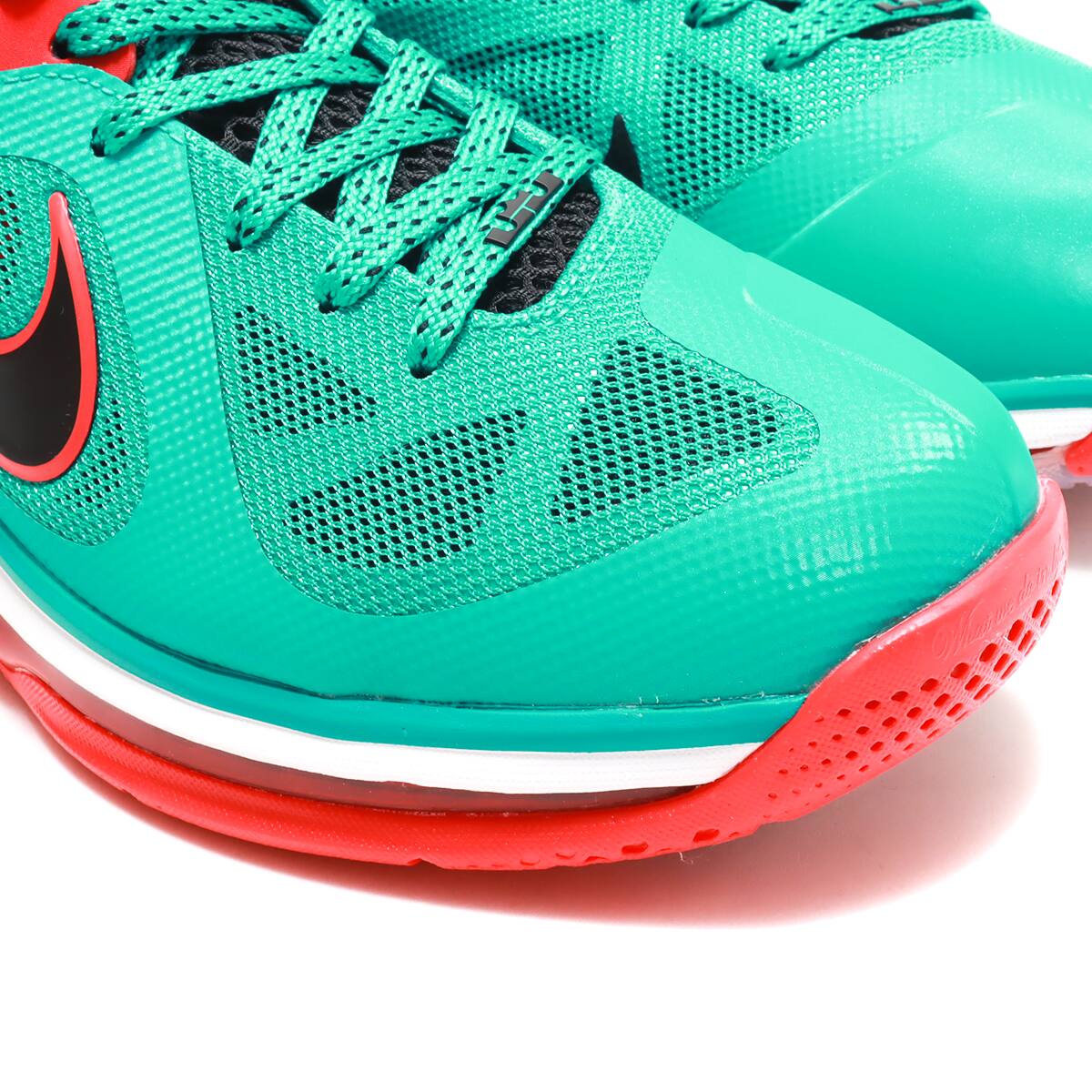 NIKE NIKE LEBRON IX LOW NEW GREEN/BLACK-ACTION RED-WHITE 22FA-S