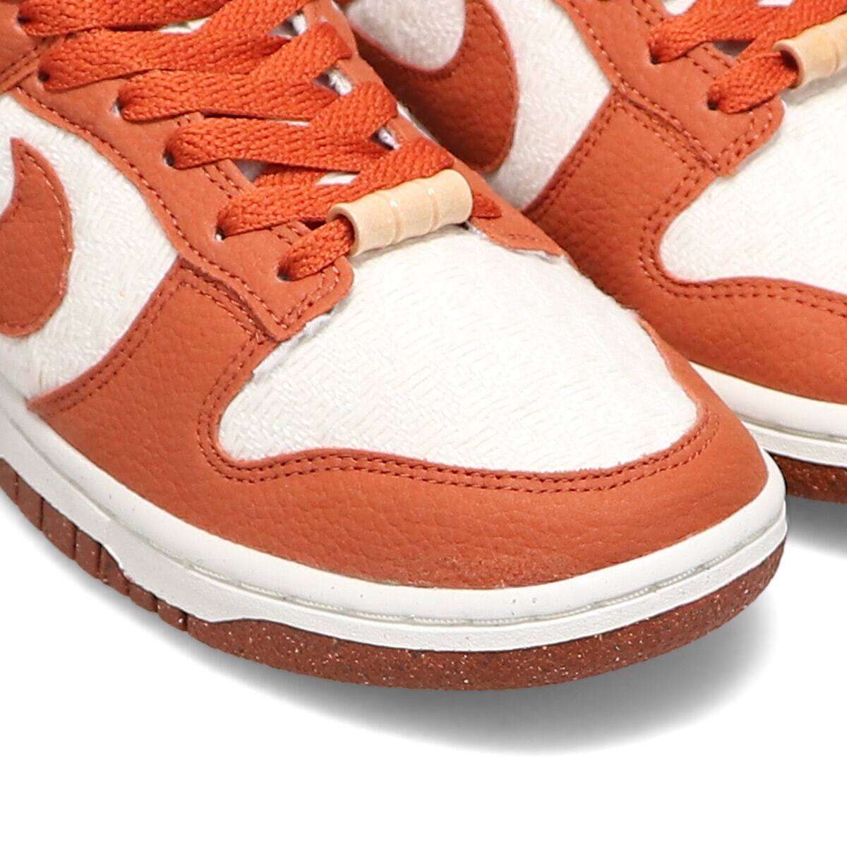 NIKE W DUNK LOW SE SAIL/BURNT SUNRISE-BLACK-VIVID GREEN 22SU-Iの画像