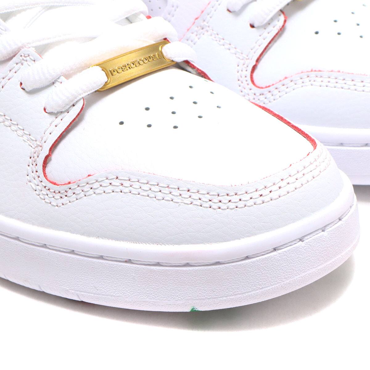 DC SHOES MANTECA ALEXIS WHITE/REDの画像