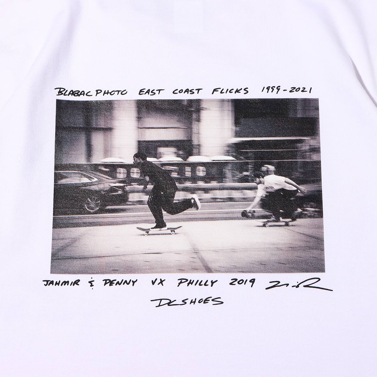 DC SHOES 23 BKL BLABACPHOTO SS JAHMIR PHILLY WHITE 23SS-Iの画像