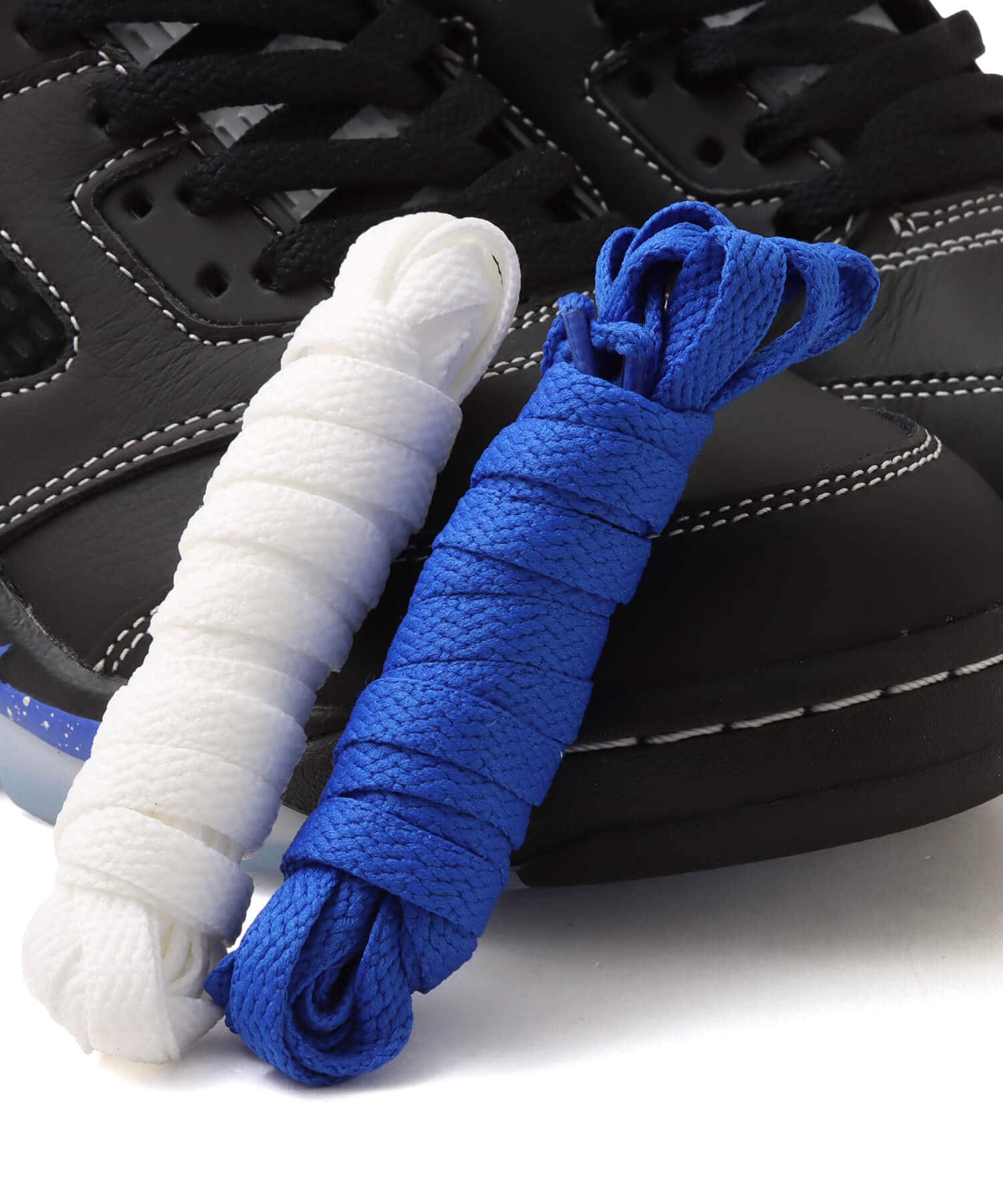 JORDAN BRAND AIR JORDAN 5 RETRO OG SP BLACK/RACER BLUE-METALLIC SILVER-SILVERの画像
