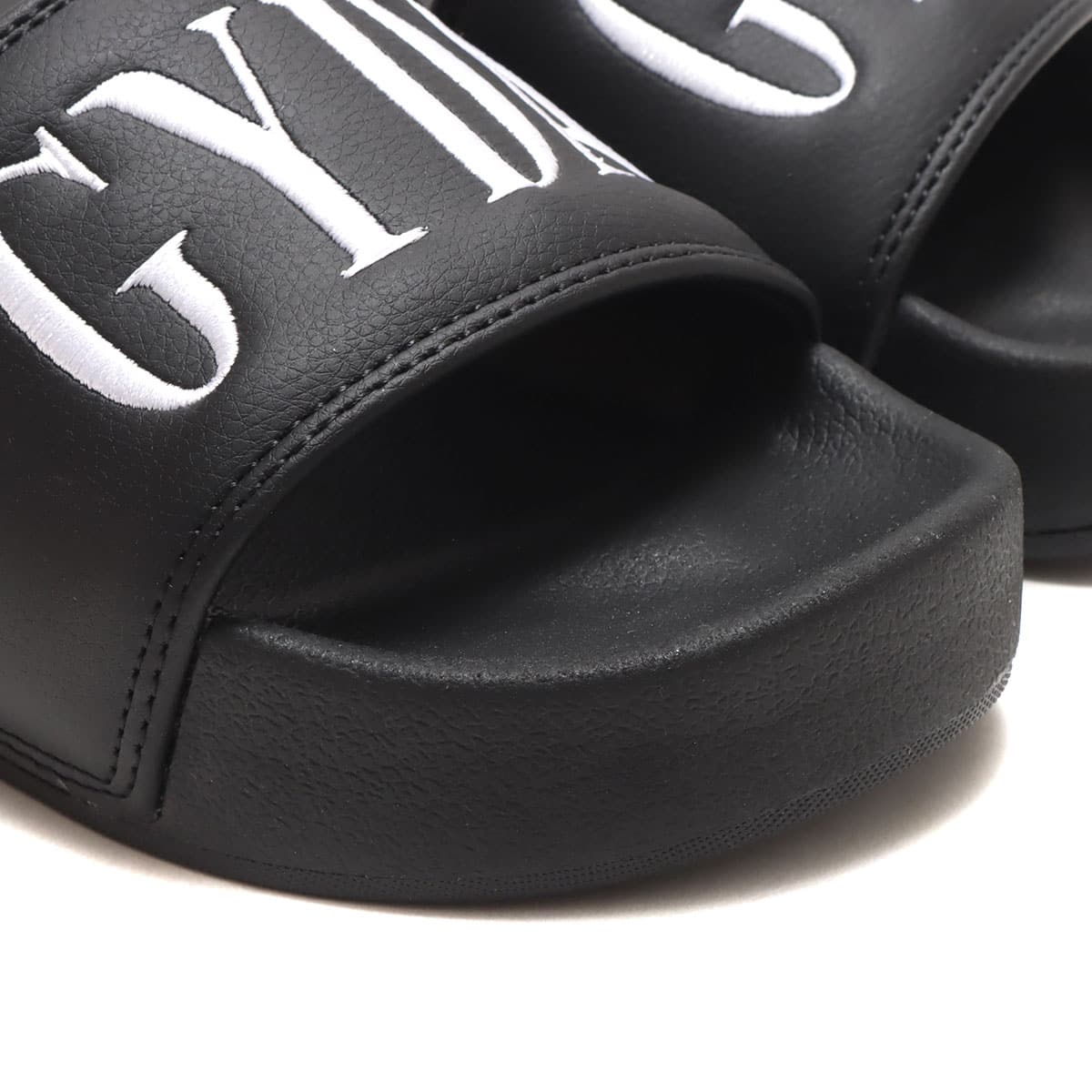 DC SHOES Ws DC SLIDE PLATFORM BLACK/BLACK/WHITE 23SS-Iの画像