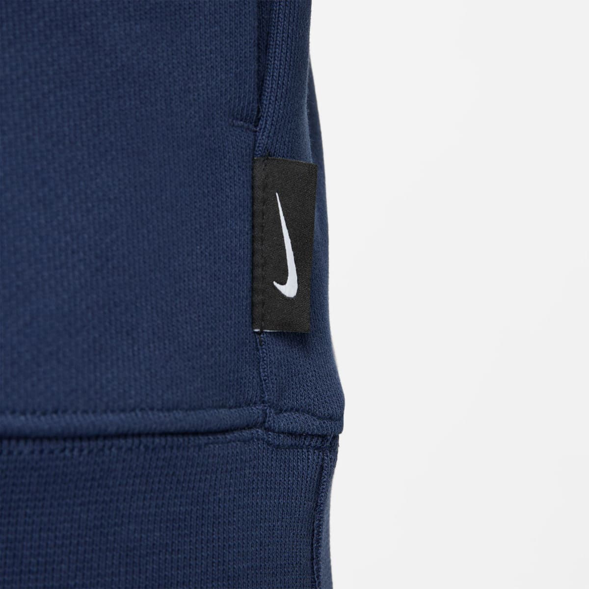 NIKE AS M NK SWOOSH FLC HZ HOODIE MIDNIGHT NAVY/WHITE/MIDNIGHT