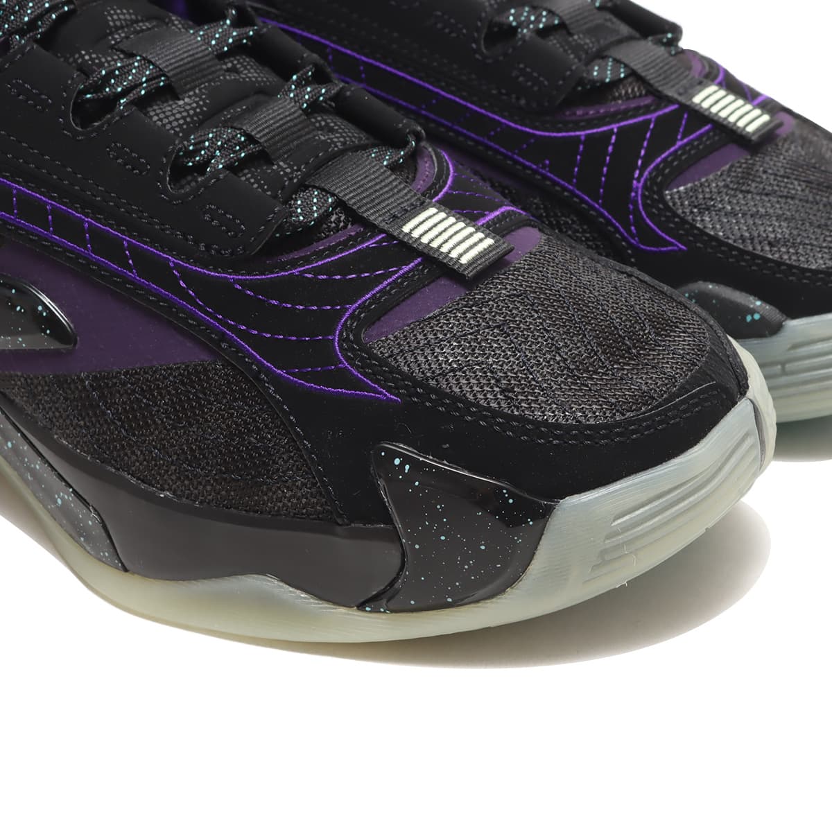 JORDAN BRAND JORDAN LUKA 2 PF BLACK/GLOW-GRAND PURPLE-AURORA GREEN 23FA-Iの画像
