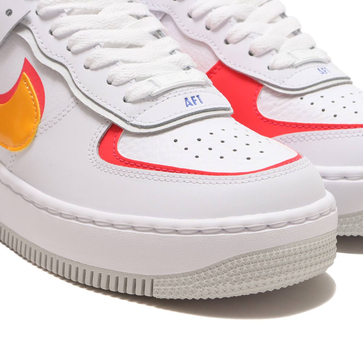 Nike Air Force 1 Shadow Gundam DZ1847-100 White Siren Red Sundial