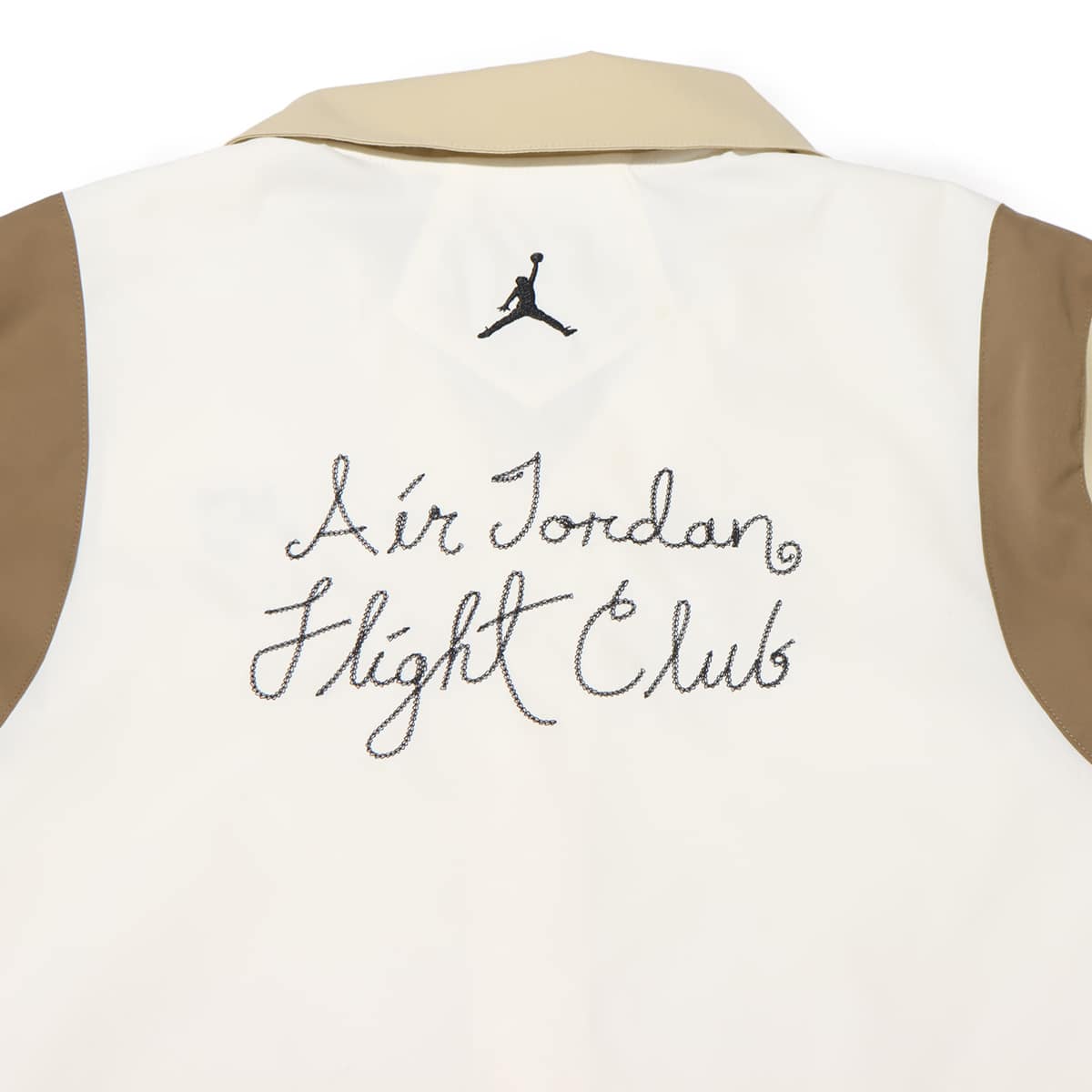 JORDAN BRAND AS W J BTN UP SHIRT SAIL/TEAM GOLD/BROWN KELP 23FA-Iの画像