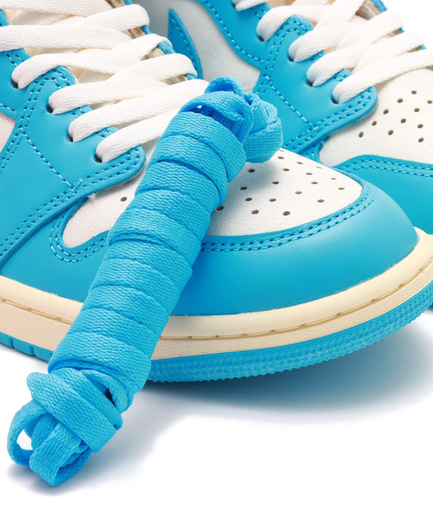 JORDAN BRAND AIR JORDAN 1 RETRO HIGH OG DK POWDER BLUE/DK POWDER BLUE-SAILの画像