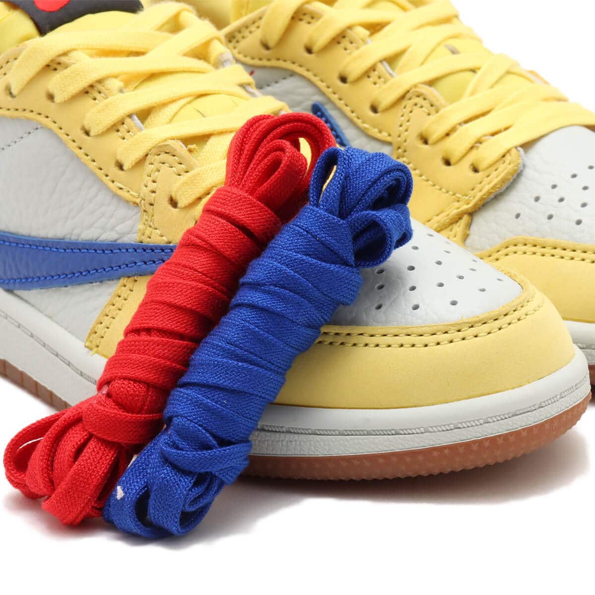 JORDAN BRAND JORDAN 1 LOW OG SP (PS) CANARY/RACER BLUE-LIGHT SILVER の画像