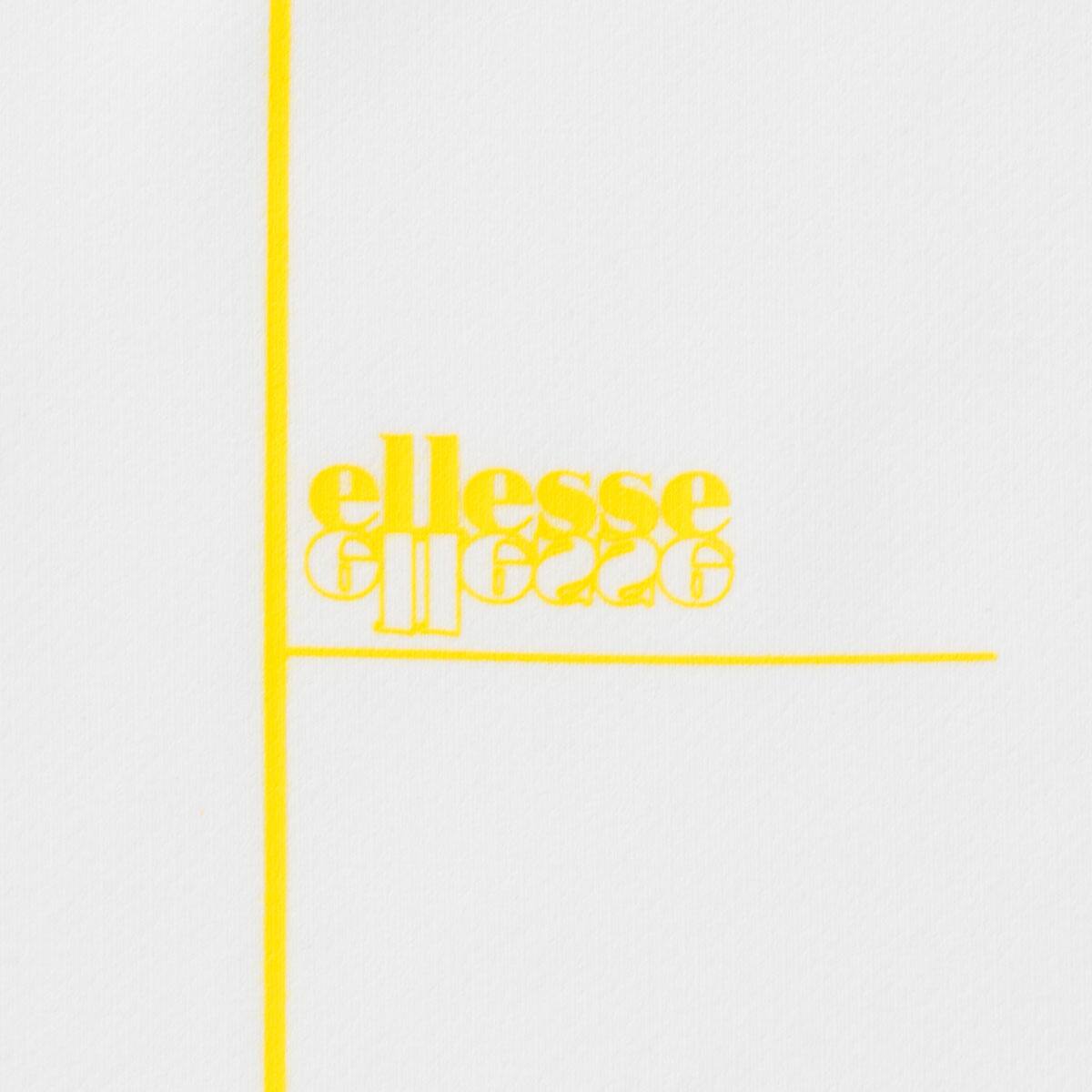 ellesse SSスクエアライン ティー ホワイト 21SS-Iの画像