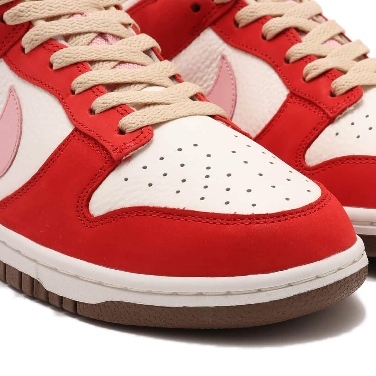 NIKE W DUNK LOW PRM SPORT RED/SHEEN-STRAW-SAIL