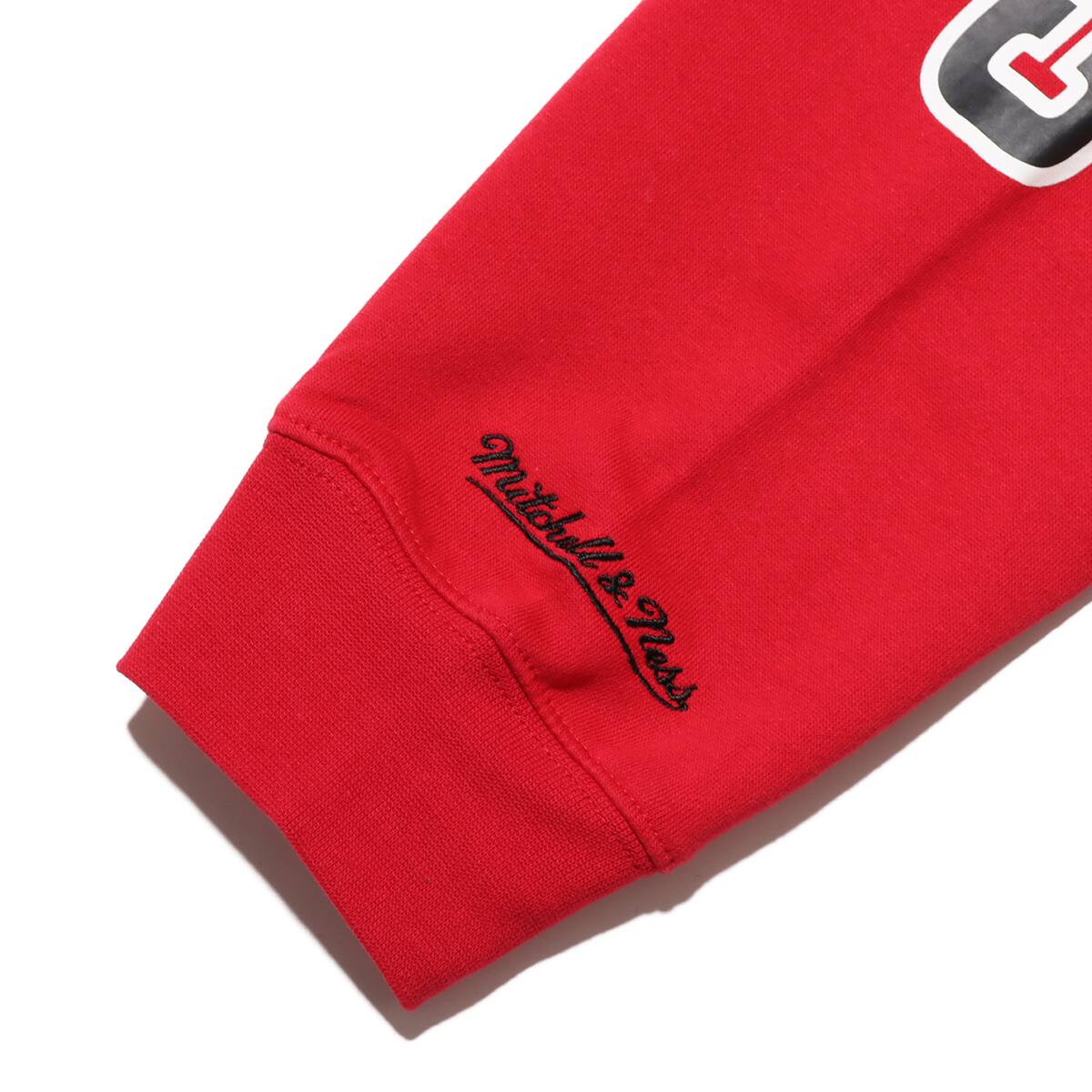 Mitchell & Ness THERE AND BACK FLEECE CREW CBU RED 23FW-Iの画像