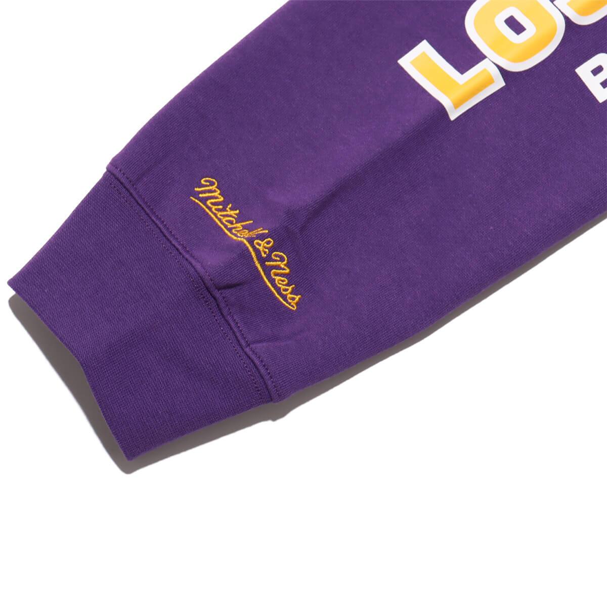 Mitchell & Ness THERE AND BACK FLEECE CREW LAL PURPLE 23FW-Iの画像