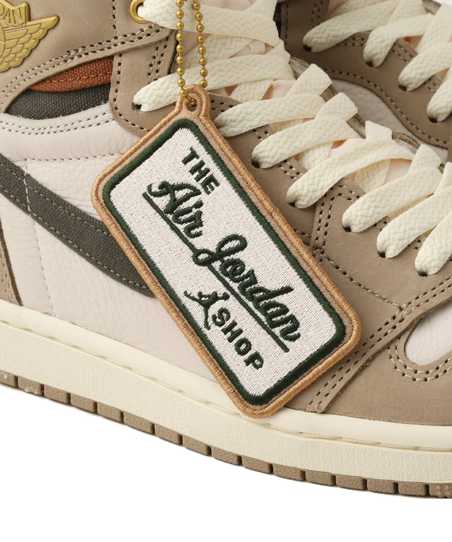 JORDAN BRAND WMNS AIR JORDAN 1 RETRO HIGH OG KHAKI/MULTI-COLOR-SAIL-CARGO KHAKIの画像