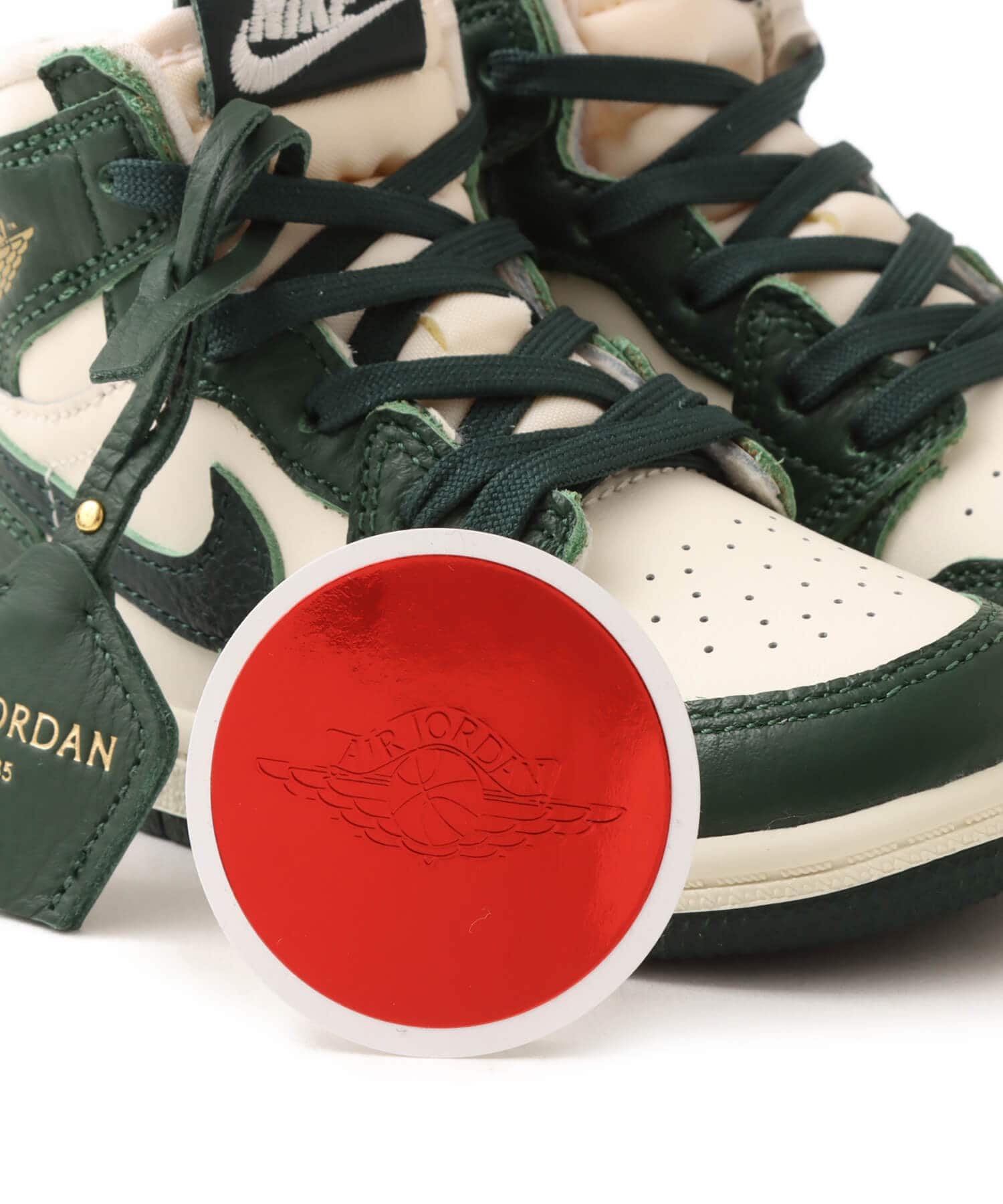 JORDAN BRAND JORDAN 1 RETRO HIGH OG (TD) PALE IVORY/PRO GREEN-FIR-COCONUT MILKの画像