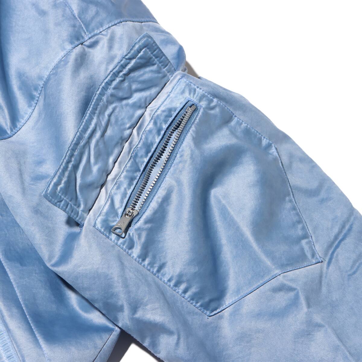 JORDAN BRAND AS M J ESS STMT WASH RNGD JKT BLUE GREY 24SP-Iの画像