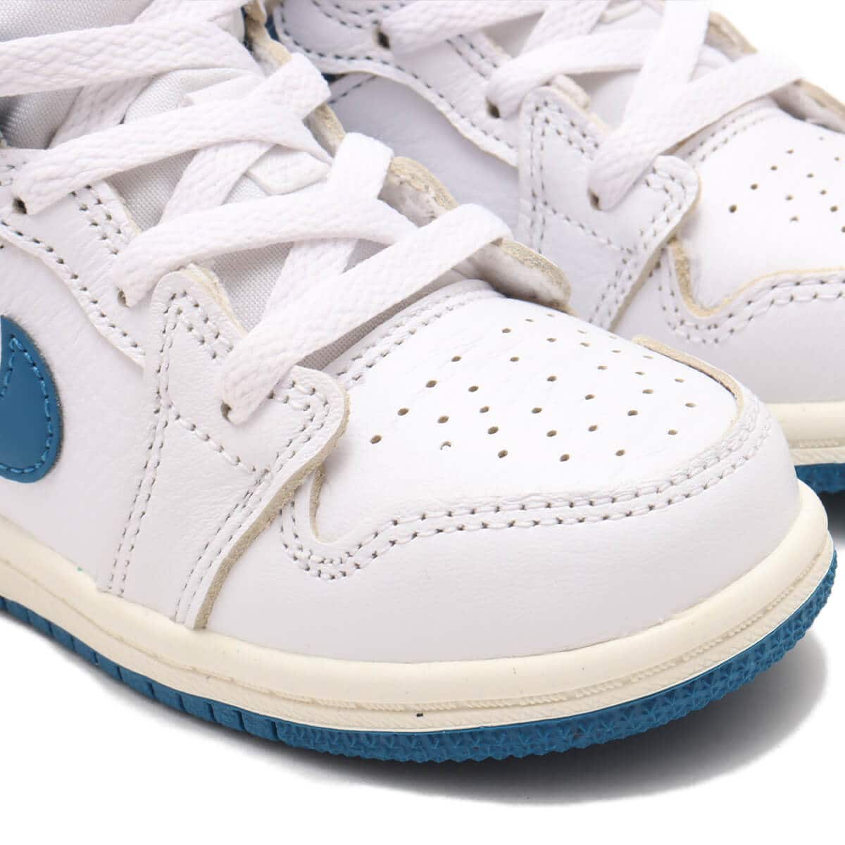 JORDAN BRAND JORDAN 1 MID SE (TD) WHITE/INDUSTRIAL BLUE-SAILの画像