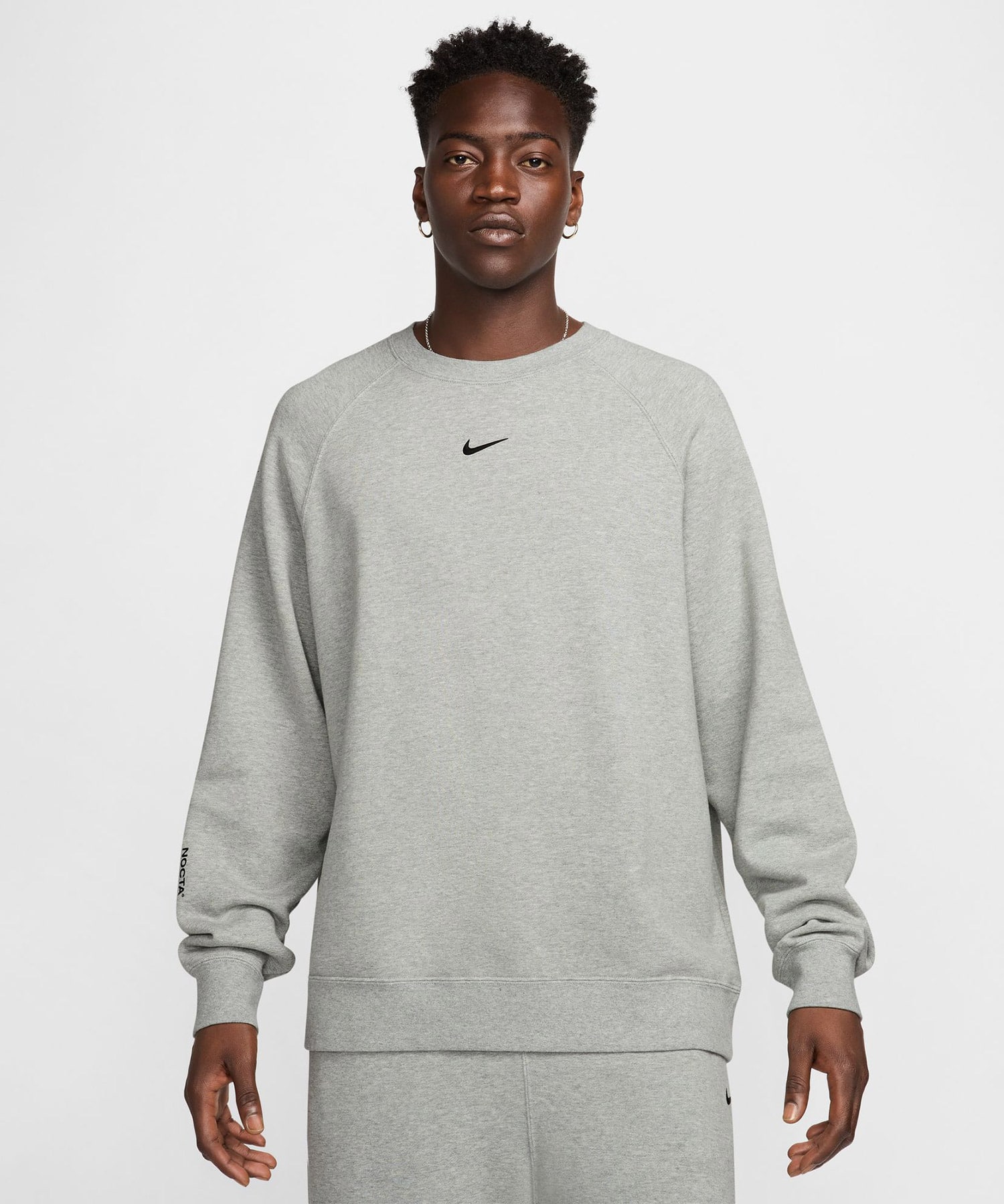 NIKE M NRG NOCTA CS CREW FLC GRAYの画像