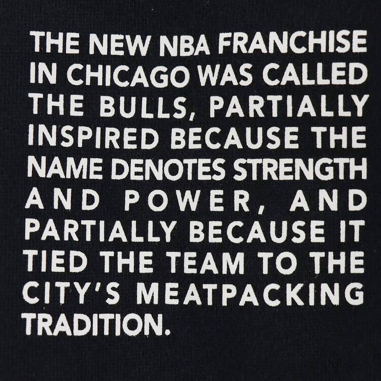 Mitchell & Ness TEAM ORIGINS FLEECE HOODY BULLS BLACK 22FW-Iの画像