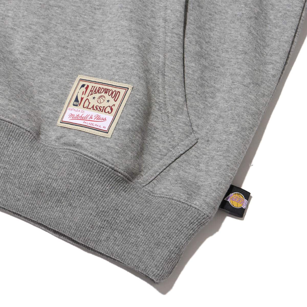 Mitchell & Ness COLLEGIATE HOODIE LAL GREY 23FW-Iの画像