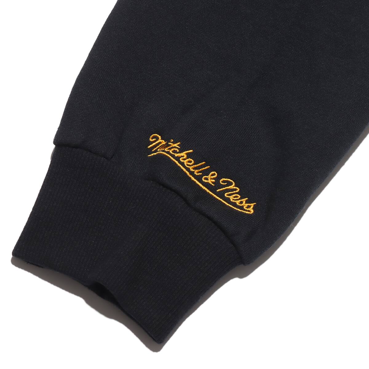 Mitchell & Ness GAME TIME FLEECE HOODIE LAL BLACK 23FW-Iの画像