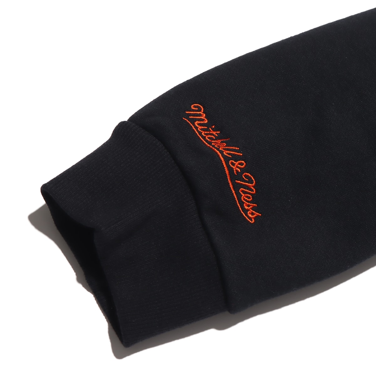 Mitchell & Ness GAME TIME FLEECE HOODIE NYK BLACK 23FW-Iの画像