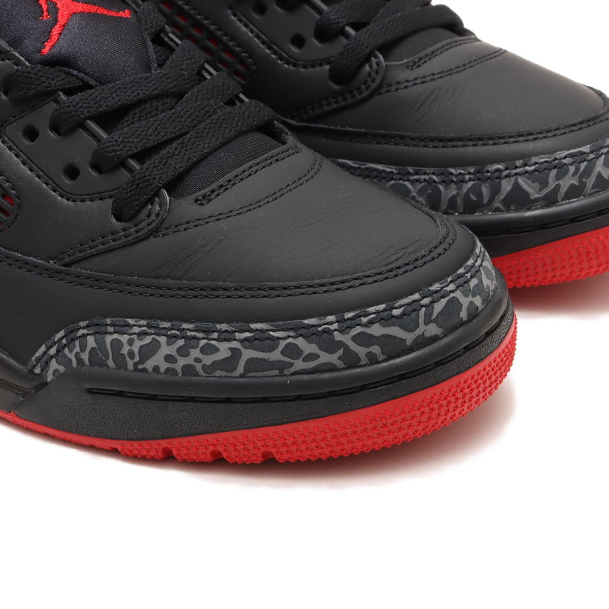 JORDAN BRAND JORDAN SPIZIKE LOW BLACK/GYM RED-COOL GREY 24SP-I