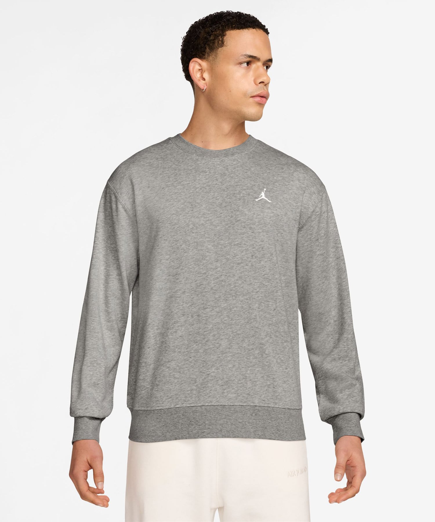 JORDAN BRAND M J BRK FLC CREW LB GRAYの画像