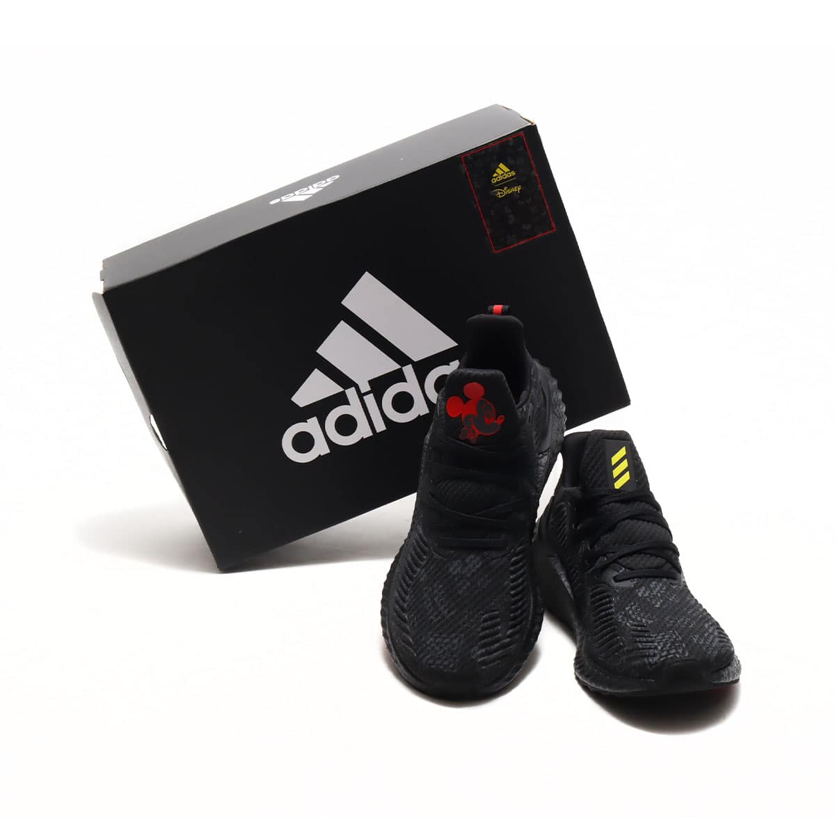 Adidas Alphaboost Core Black Footwear White Bright Yellow ss I