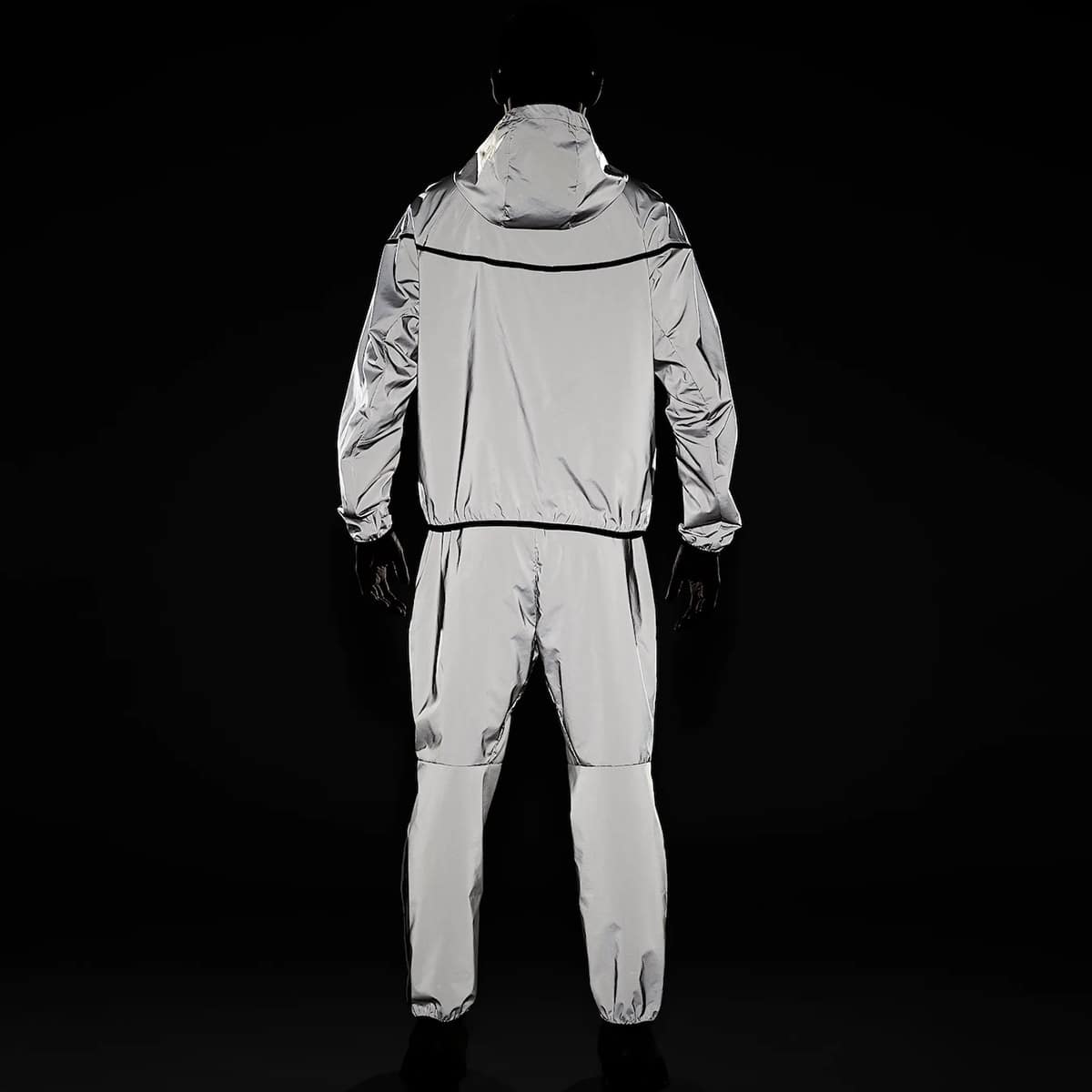 NIKE AS M NK TCH SSNL WVN PANT REFLECT SILVER/BLACK （ナイキ
