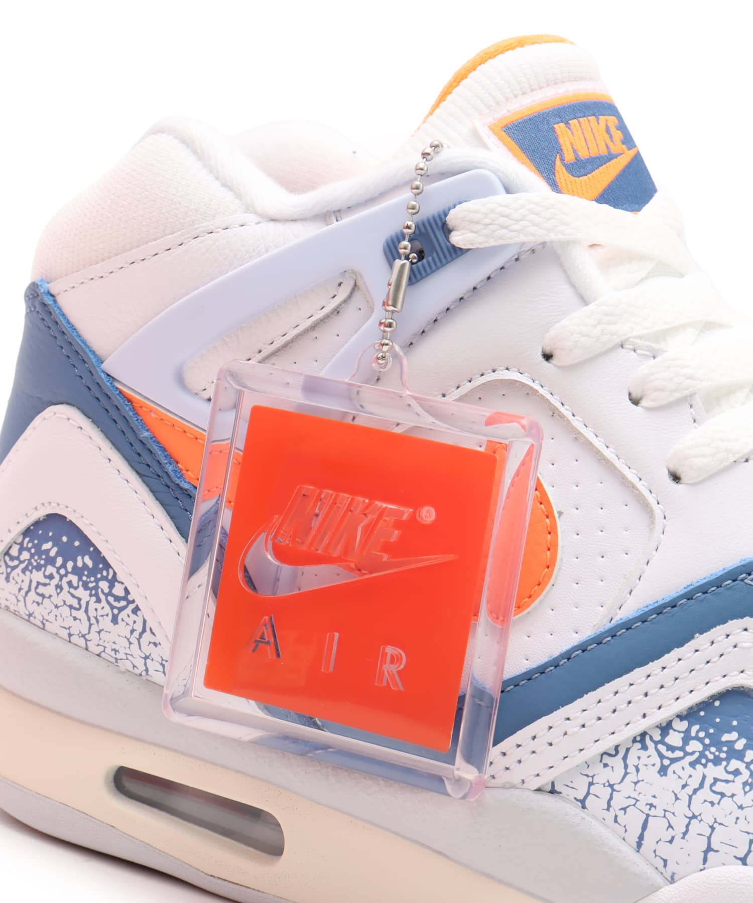 NIKE AIR TECH CHALLENGE II QS WHITE/TART-STONE BLUE-FOOTBALL GREYの画像
