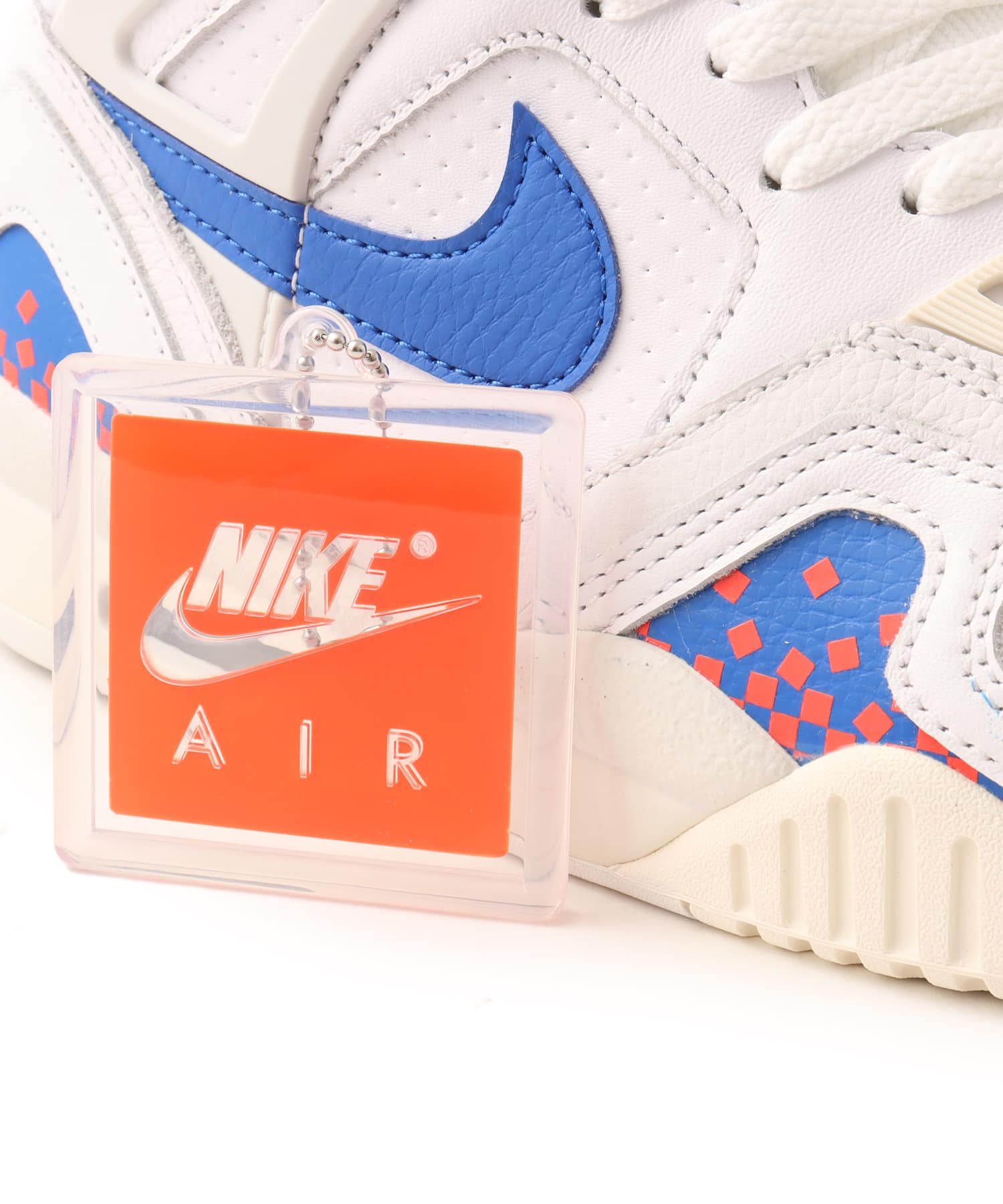 NIKE AIR TECH CHALLENGE II QS WHITE/ROYAL BLUE-LASER CRIMSONの画像