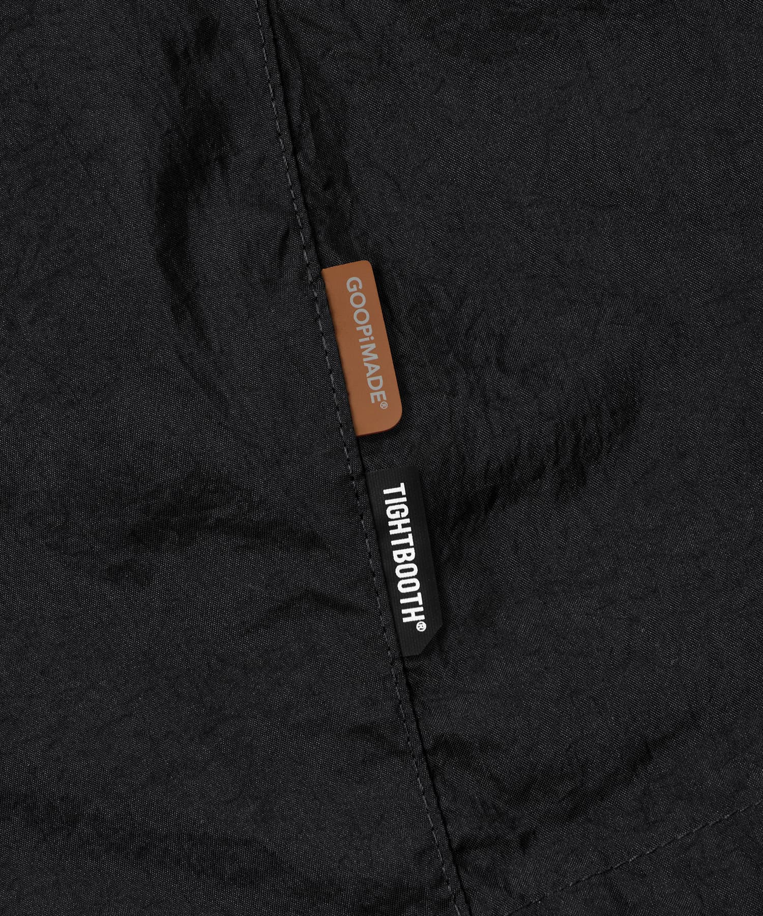 GOOPiMADE x TIGHTBOOTH SP_Strap Baggy Slacks BLACKの画像
