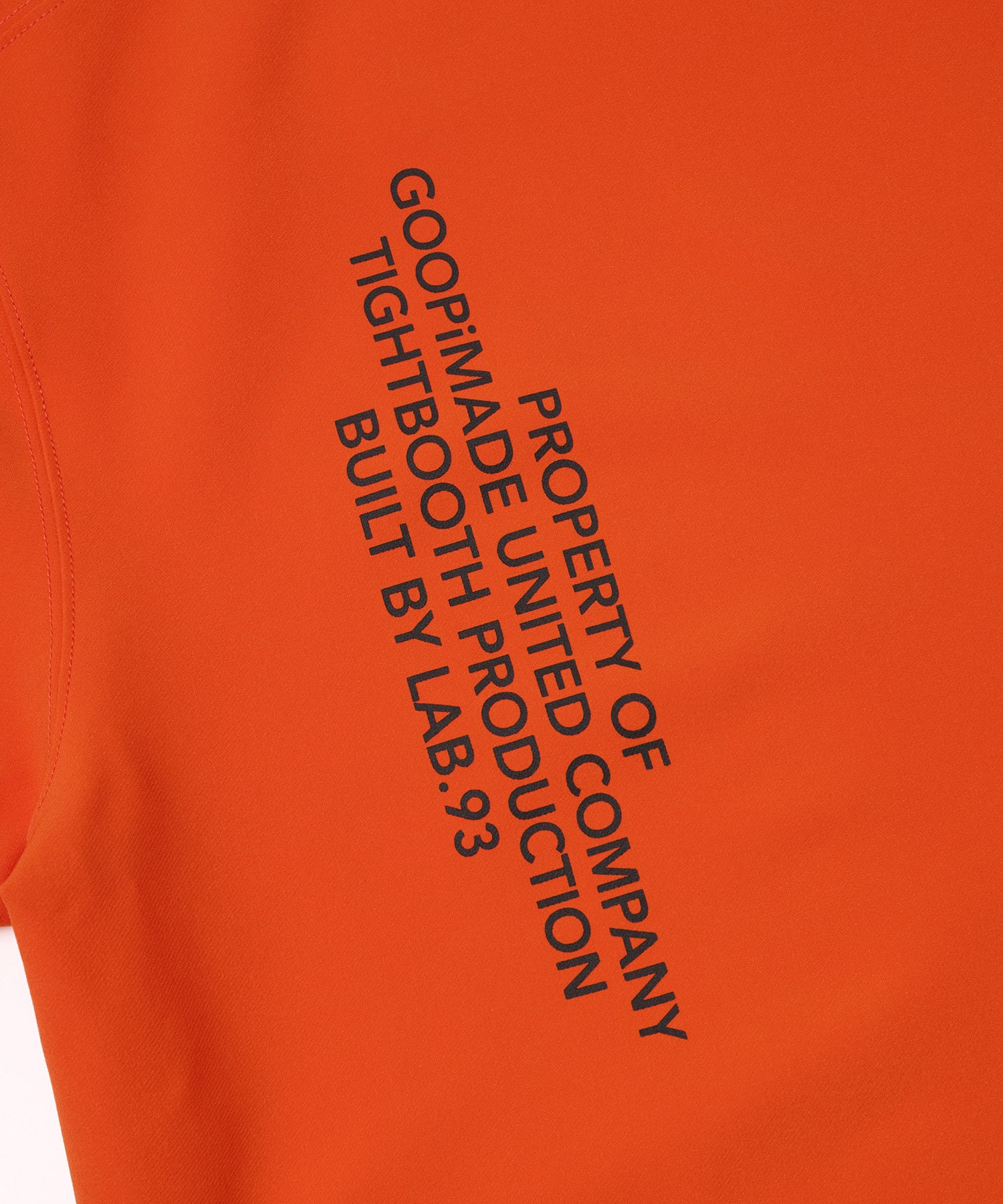 GOOPiMADE x TIGHTBOOTH Dual Arena Logo Tee PUMPKINの画像