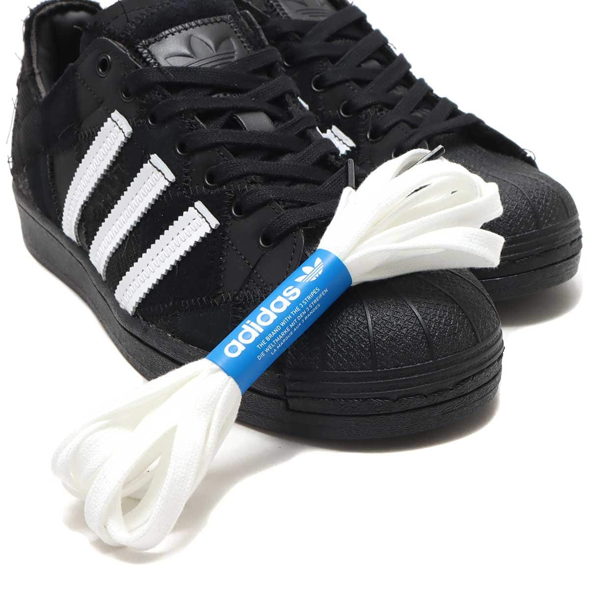 スニーカーadidas superstar recouture atmos black