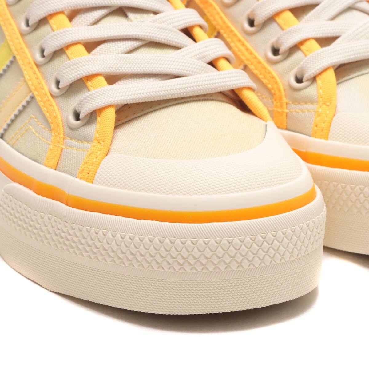 adidas NIZZA PLATFORM W ALMOST YELLOW/ORANGE TINT/WONDER WHITE 22SS-I