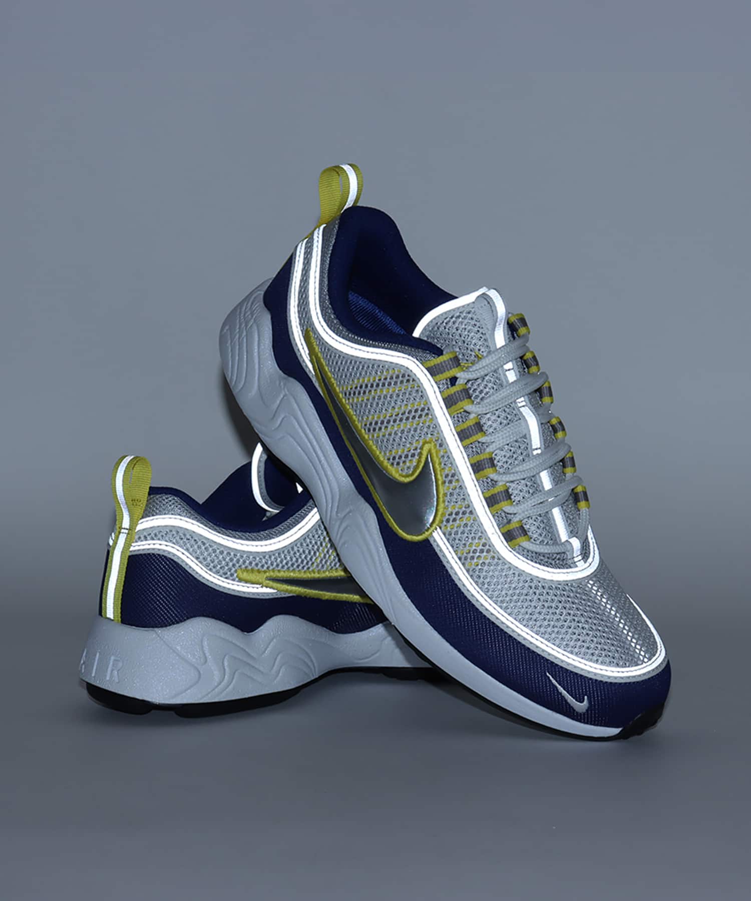 NIKE AIR ZOOM SPIRIDON SP WHITE/METALLIC SILVER-DEEP ROYAL BLUEの画像