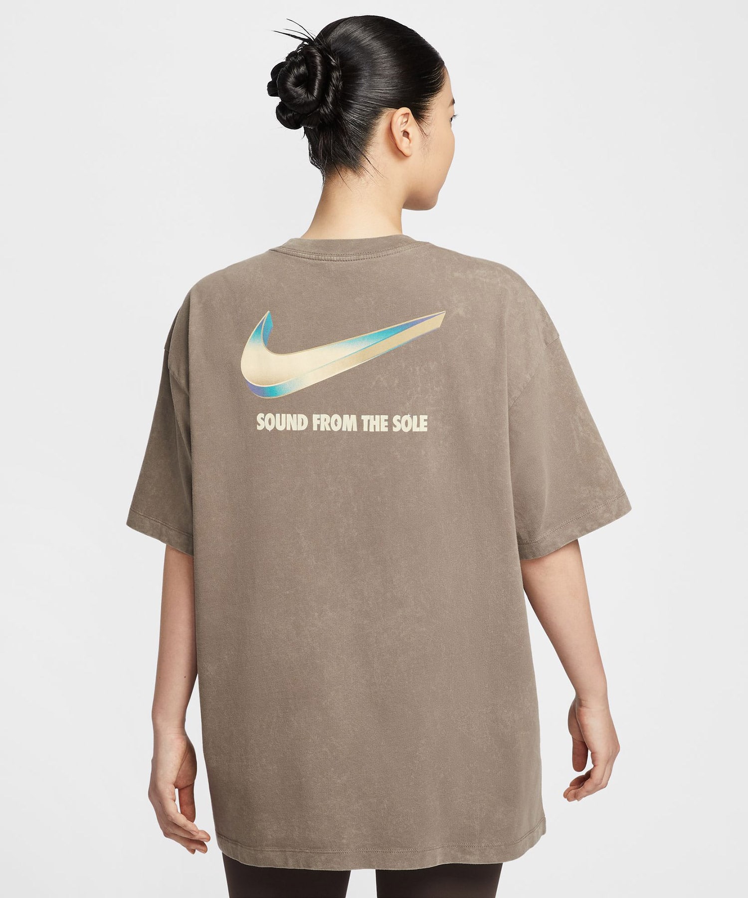 NIKE AS W NSW OS SS TEE FVL MINK BROWNの画像