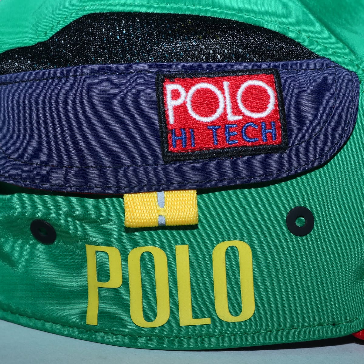 POLO RALPH LAUREN HITECH5PANEL-HAT GREEN MULTI 18HO-Iの画像