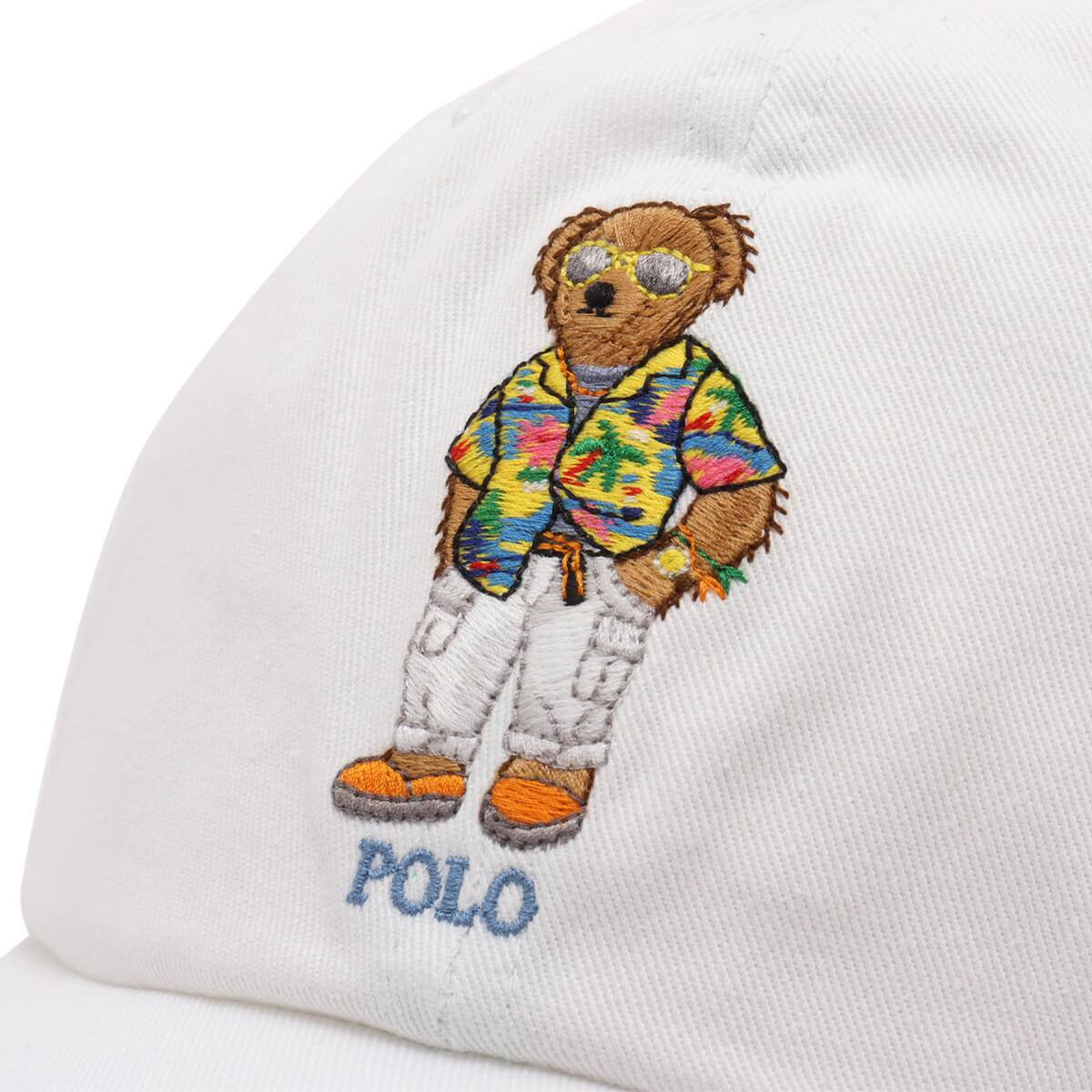 POLO RALPH LAUREN POLO BEAR CLASSIC SPORT CAP WHITE の画像